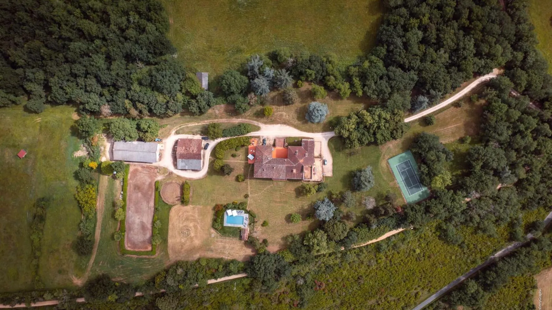 Chateau Beaudesert - Piscine - Tennis - Parc De 50Ha Villa Corbarieu France