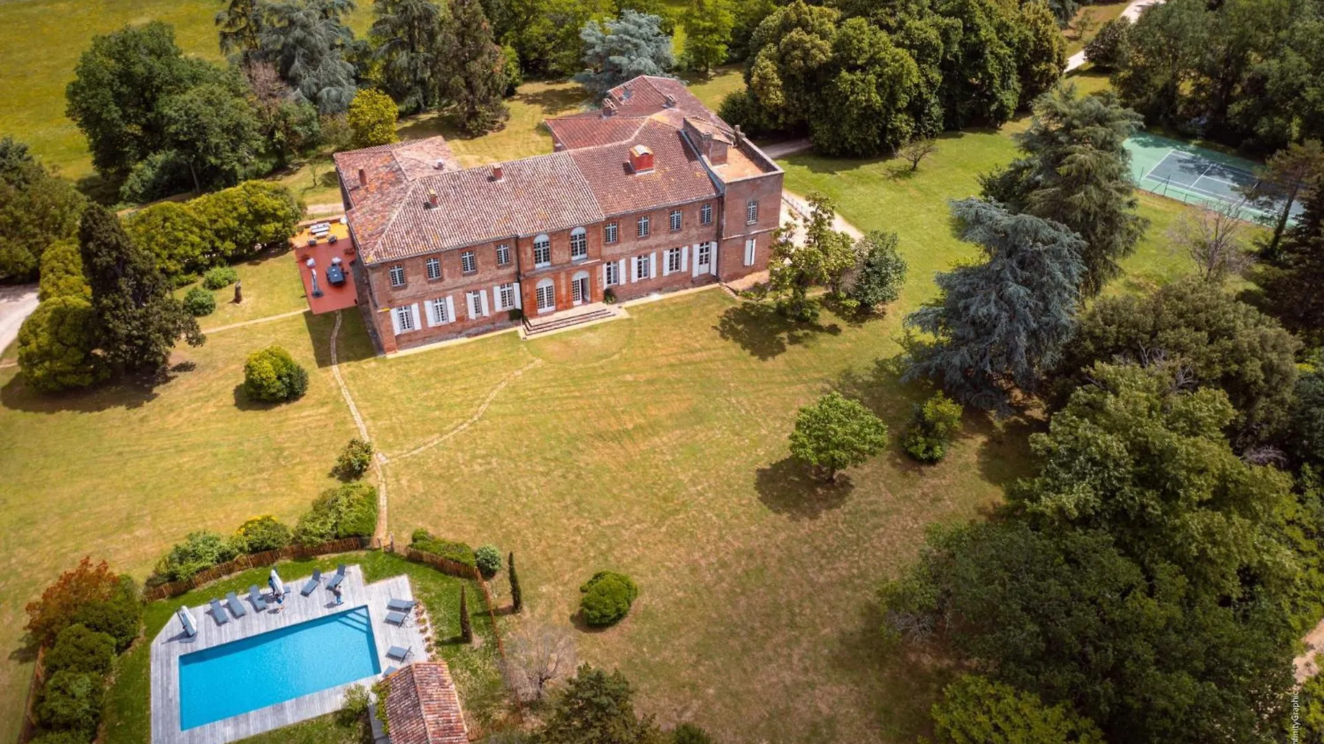 Chateau Beaudesert - Piscine - Tennis - Parc De 50Ha Villa Corbarieu